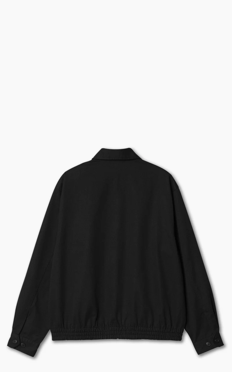 Carhartt WIP Newhaven Jacket Black Rinsed - Image 7