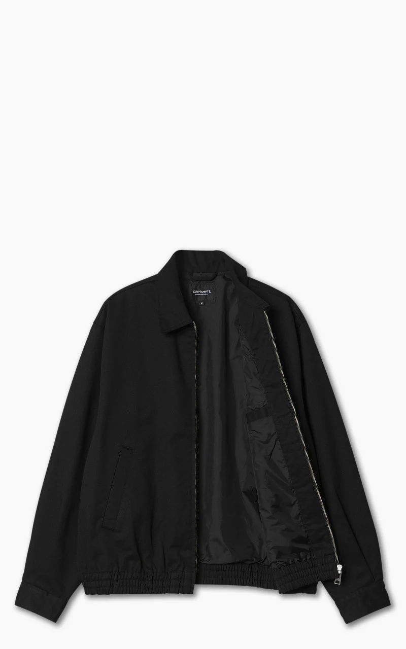 Carhartt WIP Newhaven Jacket Black Rinsed - Image 8