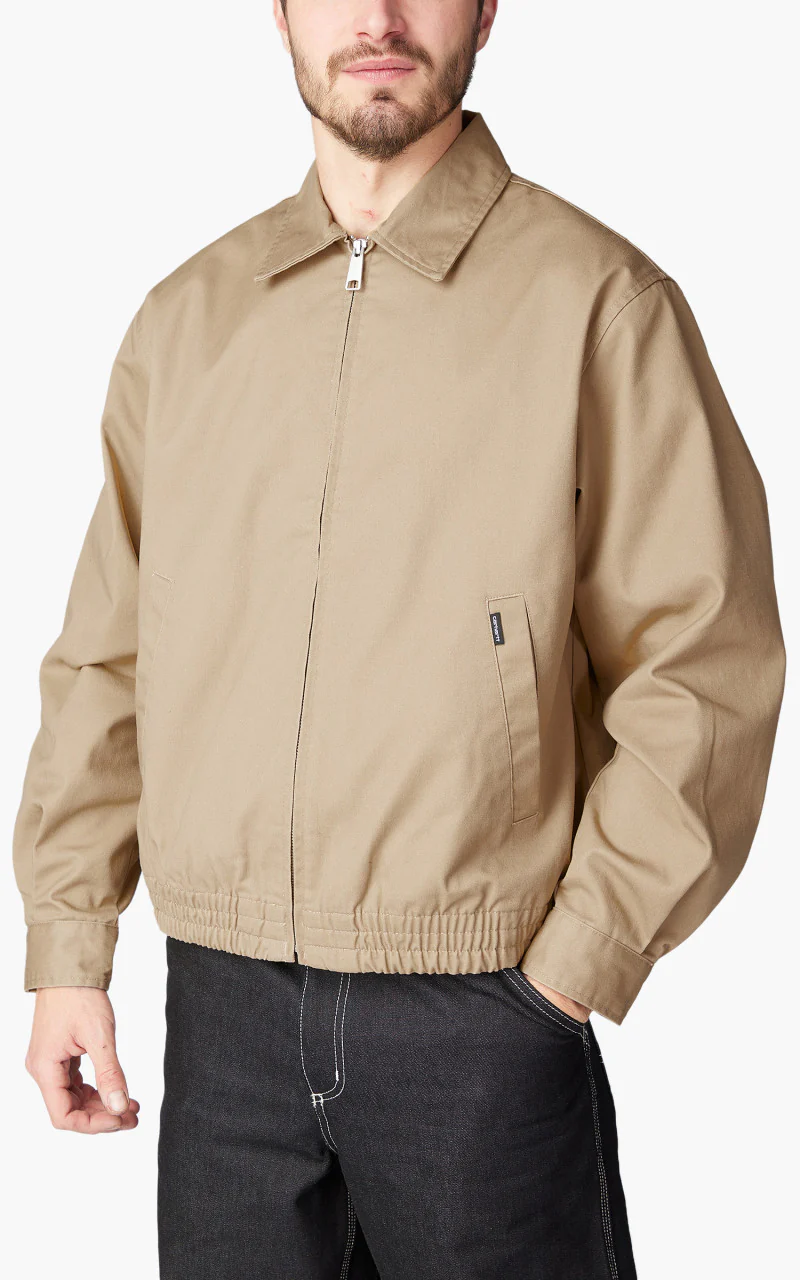 Carhartt WIP Newhaven Jacket Sable Rinsed - Image 4