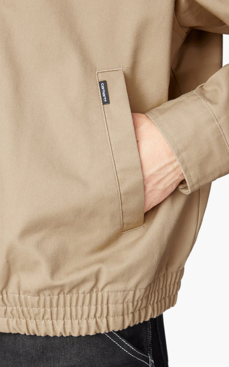 Carhartt WIP Newhaven Jacket Sable Rinsed - Image 7