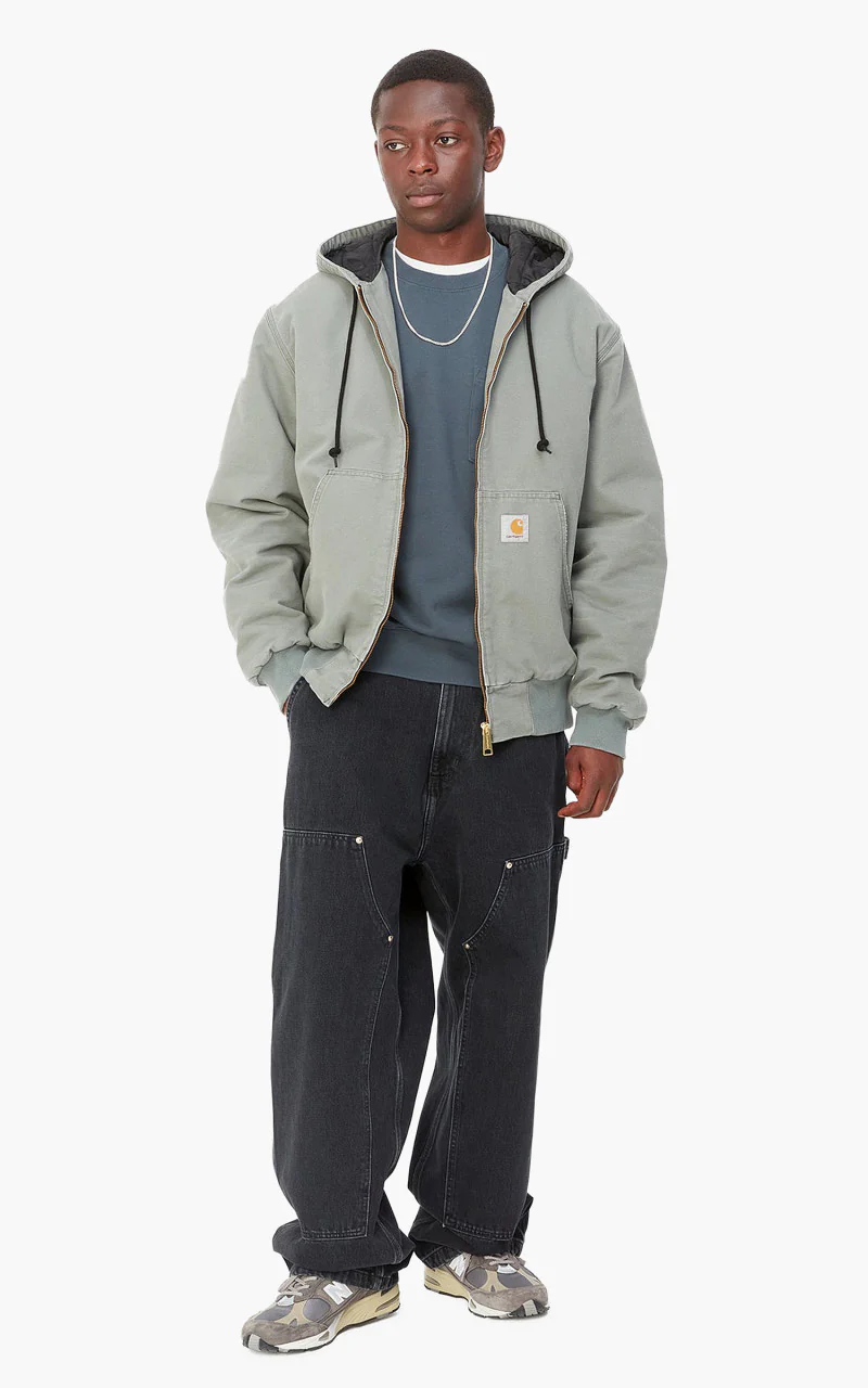 Carhartt WIP OG Active Jacket Aged Canvas Smoke Green - Image 2