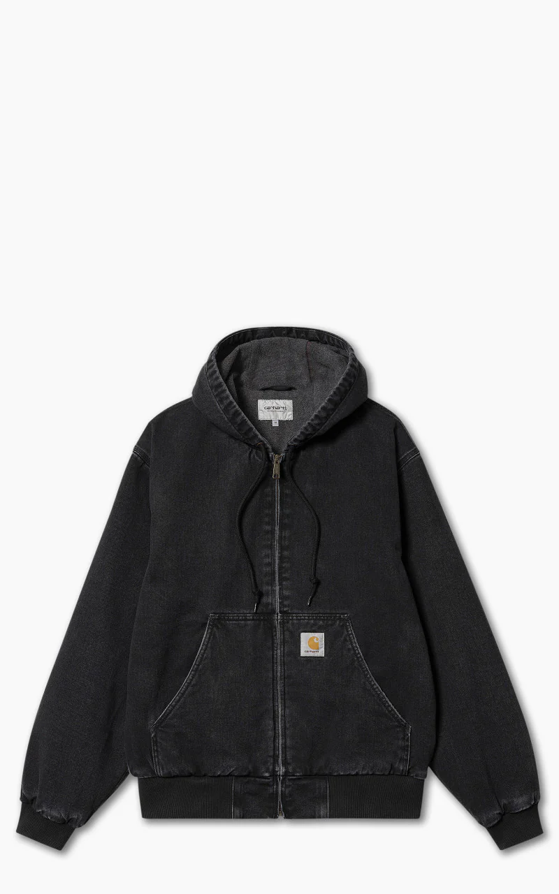 Carhartt WIP OG Active Jacket Black Stone Washed