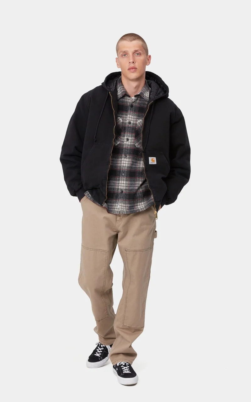 Carhartt WIP OG Active Jacket Dearborn Canvas Aged Black - Image 5