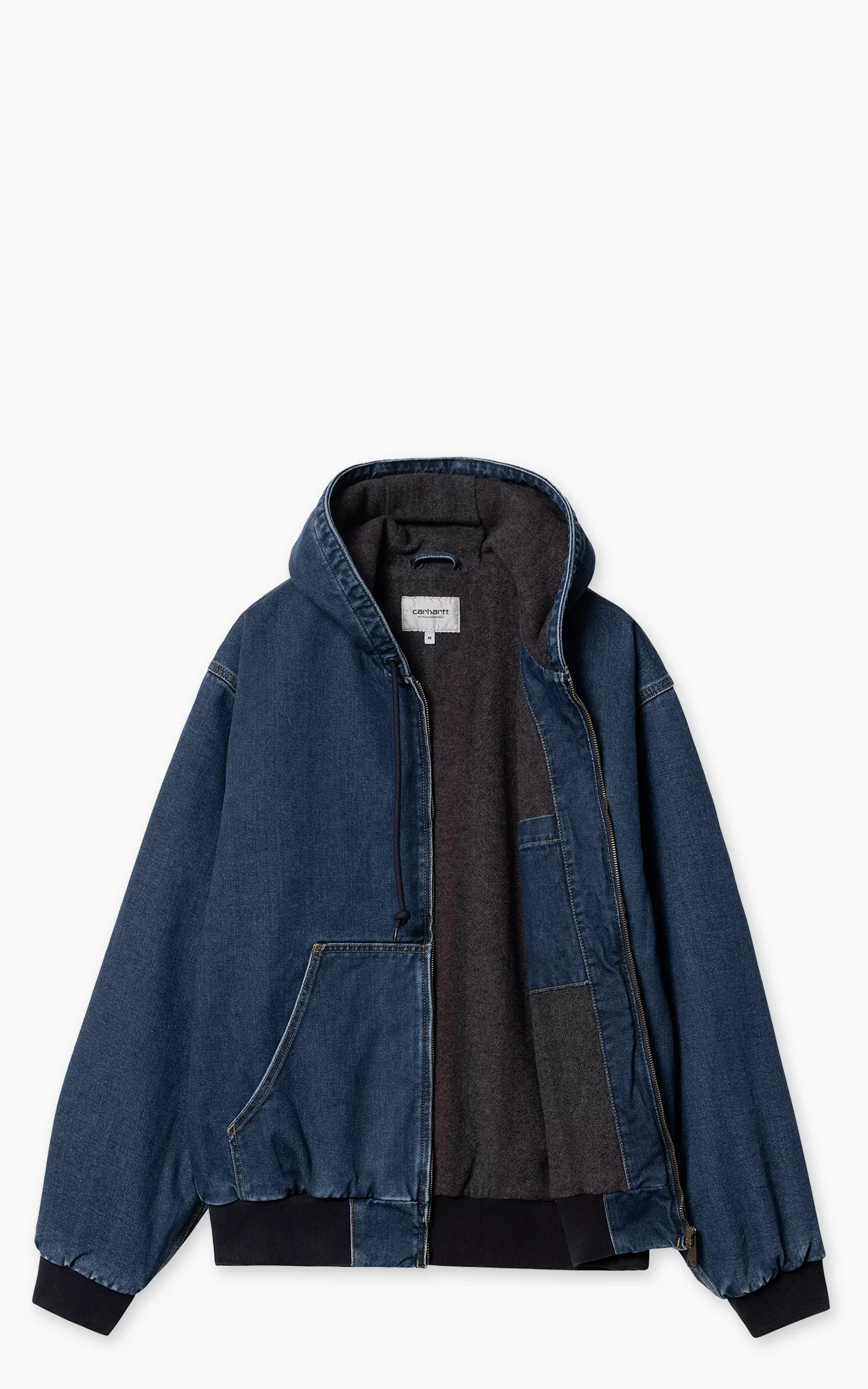 Carhartt WIP OG Active Jacket Maitland Denim Lined Stone Washed Blue - Image 5