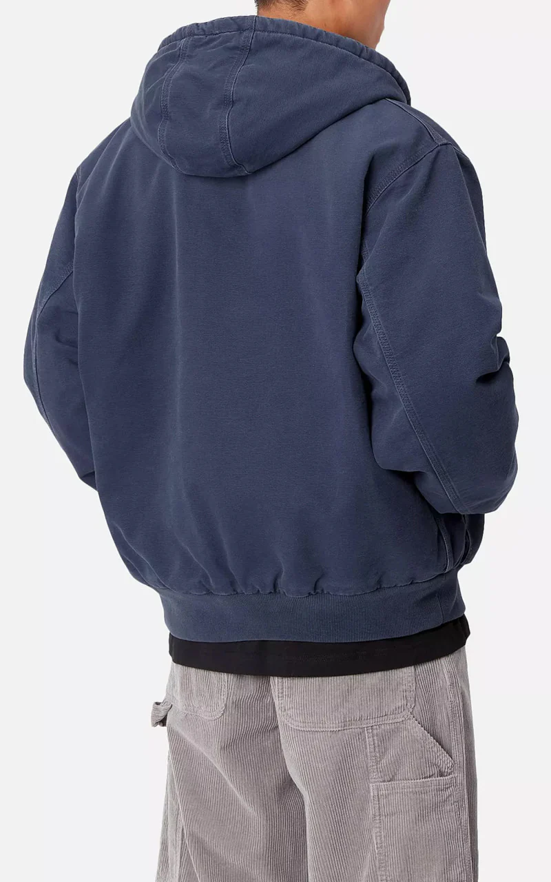 Carhartt WIP OG Active Jacket Winter Aged Canvas Air Force Blue - Image 5