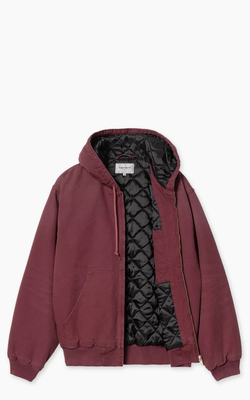 Carhartt WIP OG Active Jacket Winter Aged Canvas Malbec - Image 3