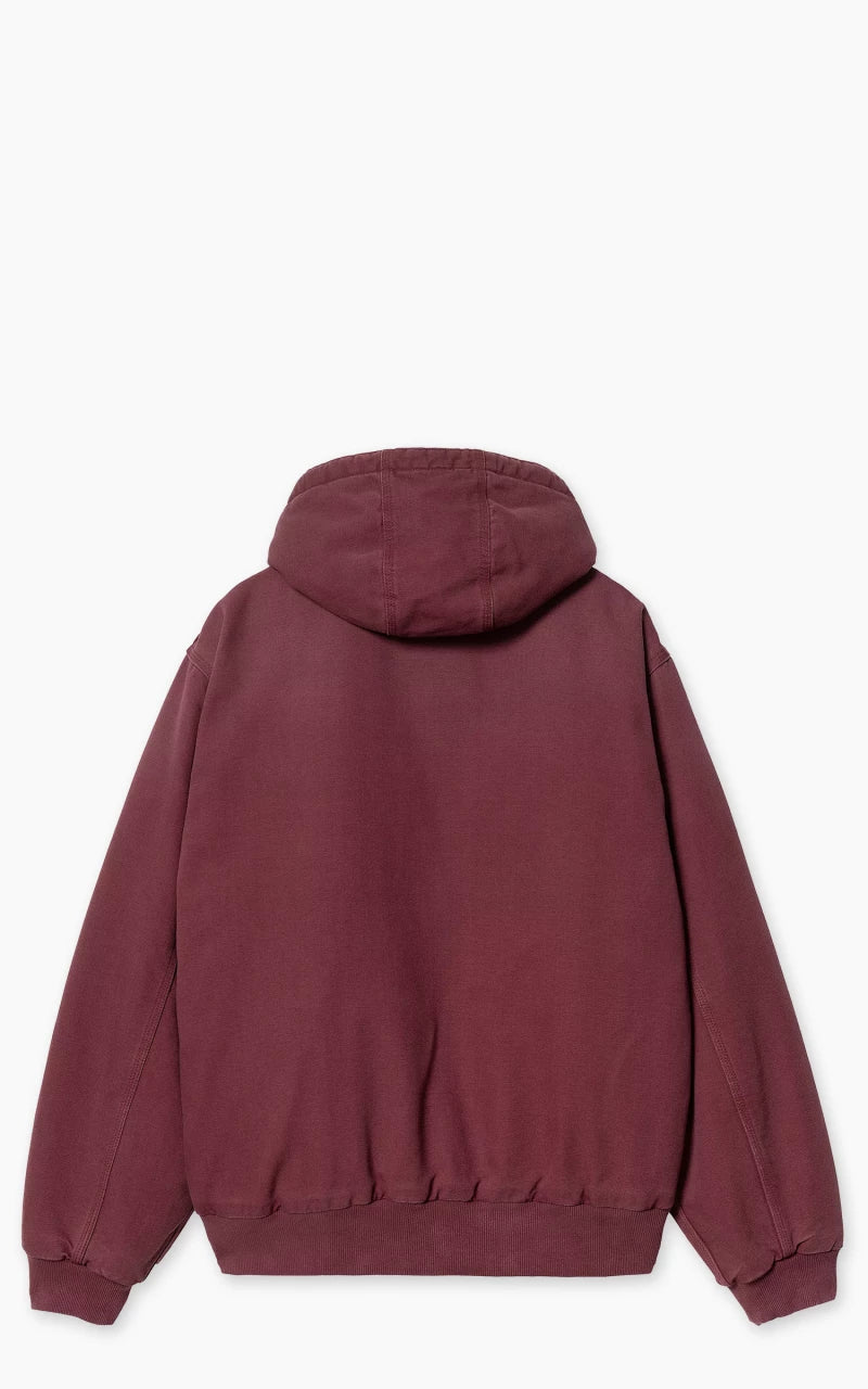 Carhartt WIP OG Active Jacket Winter Aged Canvas Malbec - Image 4