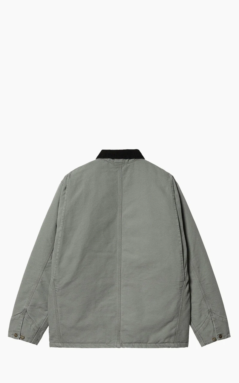 Carhartt WIP OG Chore Coat Aged Canvas Smoke Green - Image 3