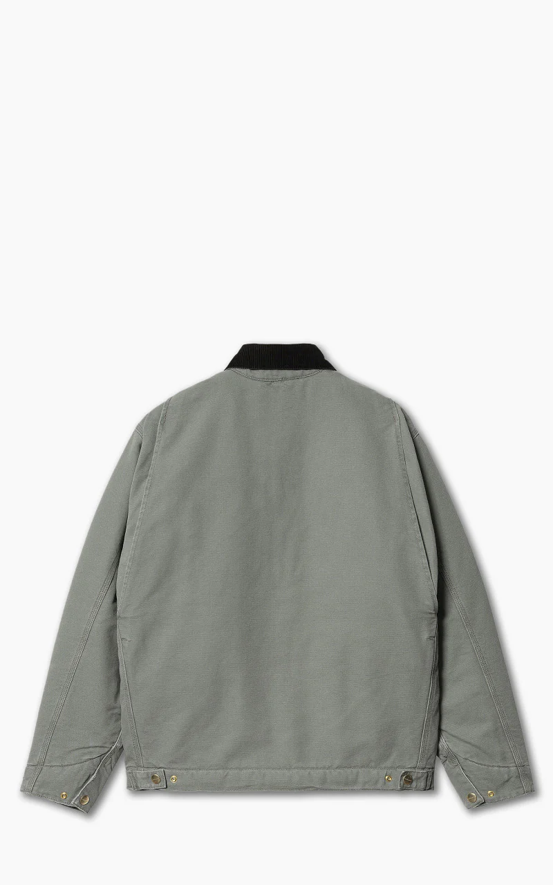 Carhartt WIP OG Detroit Jacket Aged Canvas Smoke Green - Image 4