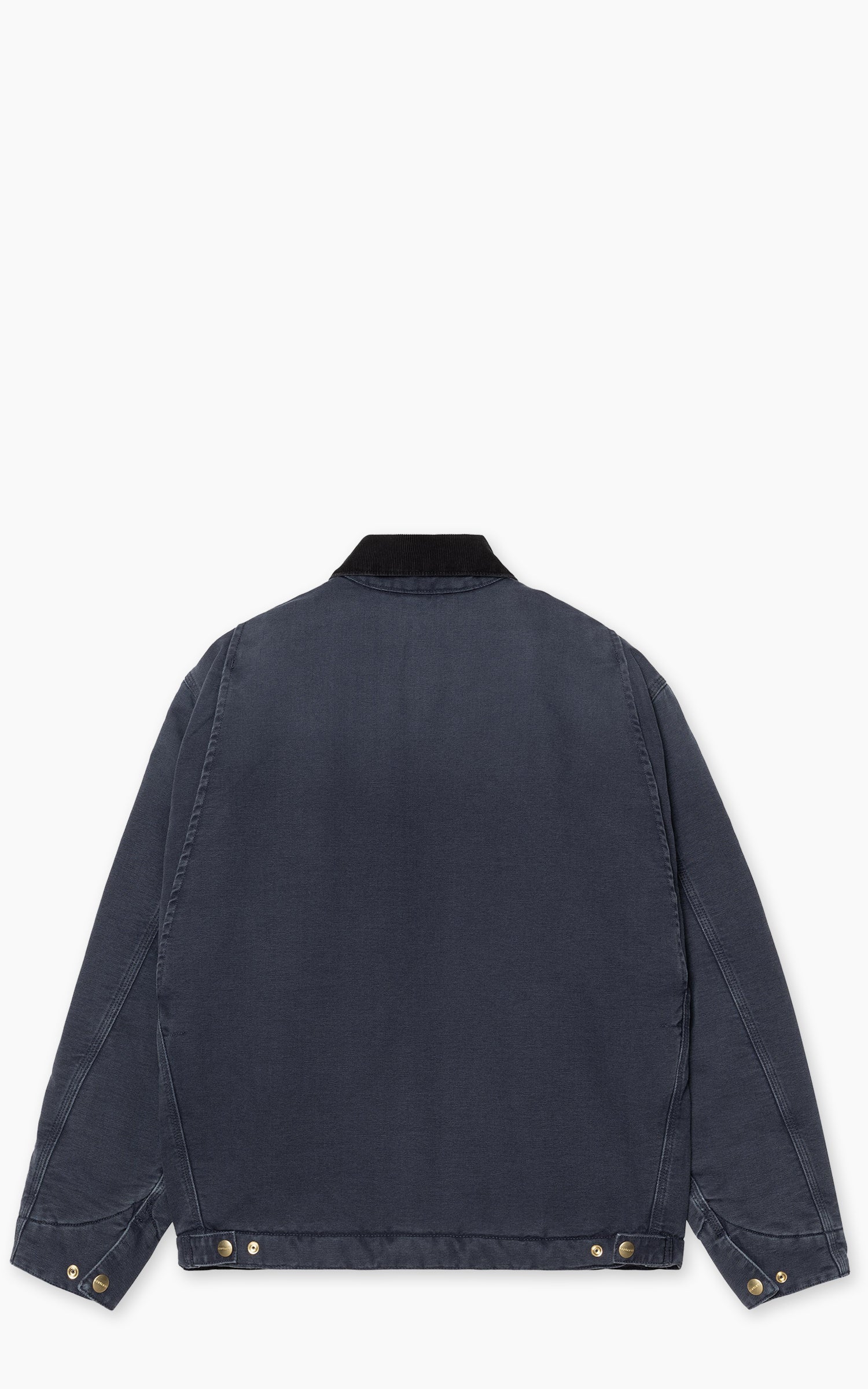 Carhartt WIP OG Detroit Jacket Dearborn Canvas Stone Dark Navy/Black - Image 3