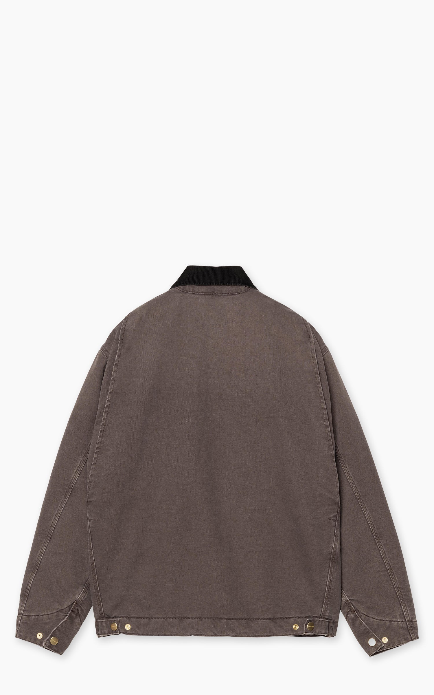 Carhartt WIP OG Detroit Jacket Dearborn Canvas Stone Tobacco/Black - Image 3