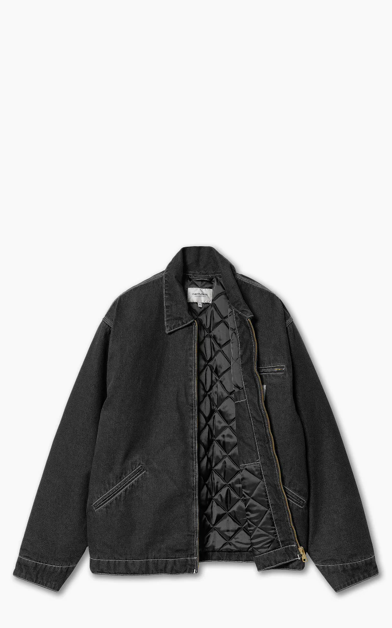 Carhartt WIP OG Detroit Jacket Norco Denim Black Stone Washed - Image 3