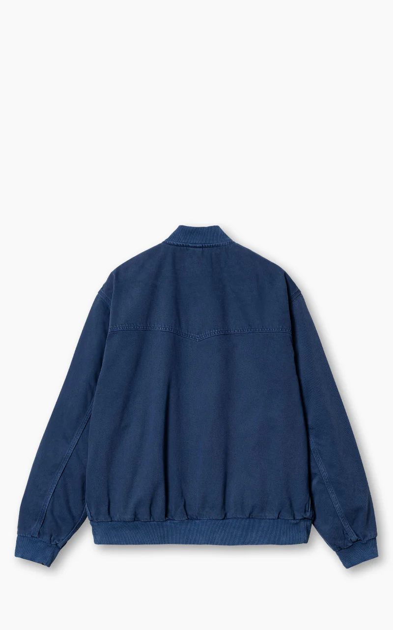 Carhartt WIP OG Santa Fe Bomber Clark Twill Elder Stone Dyed - Image 3