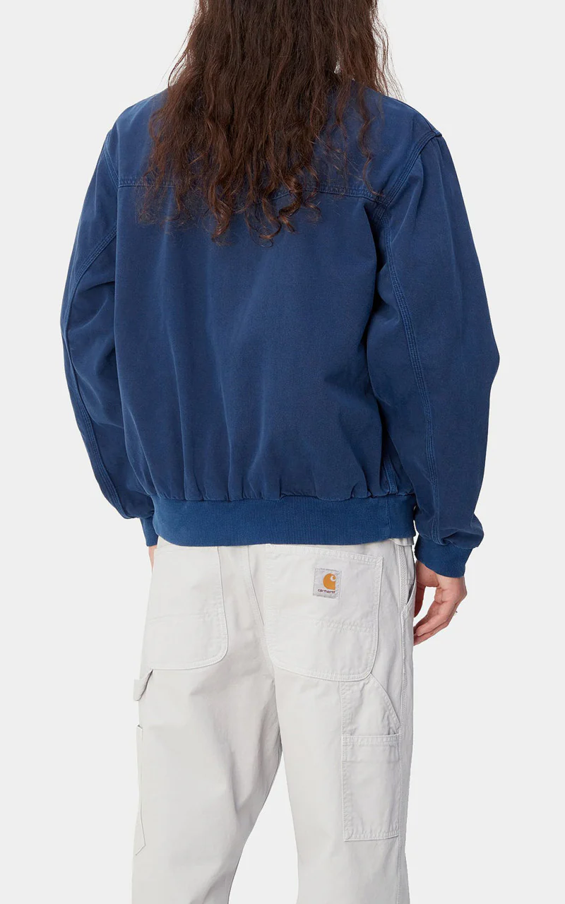 Carhartt WIP OG Santa Fe Bomber Clark Twill Elder Stone Dyed - Image 5