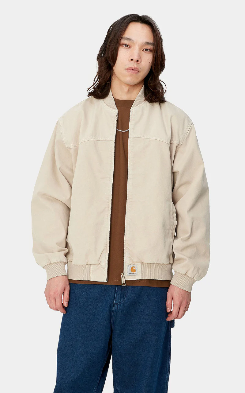 Carhartt WIP OG Santa Fe Bomber Clark Twill Tonic Stone Dyed - Image 2