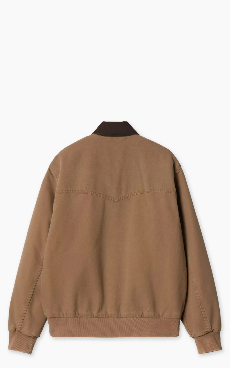 Carhartt WIP OG Santa Fe Jacket Dearborn Canvas Hamilton Brown/Tobacco - Image 3