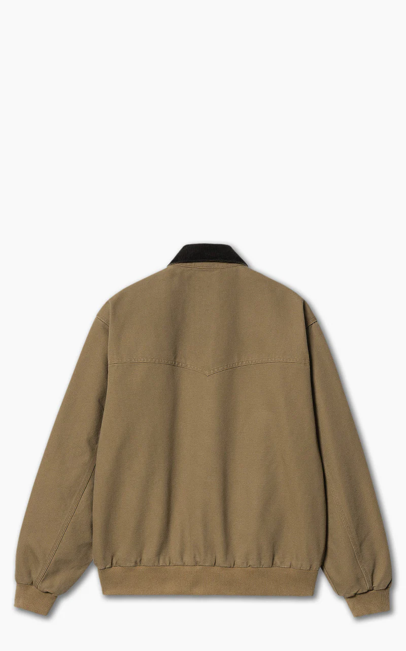 Carhartt WIP OG Santa Fe Jacket Hamilton Brown/ Black Rinsed - Image 3