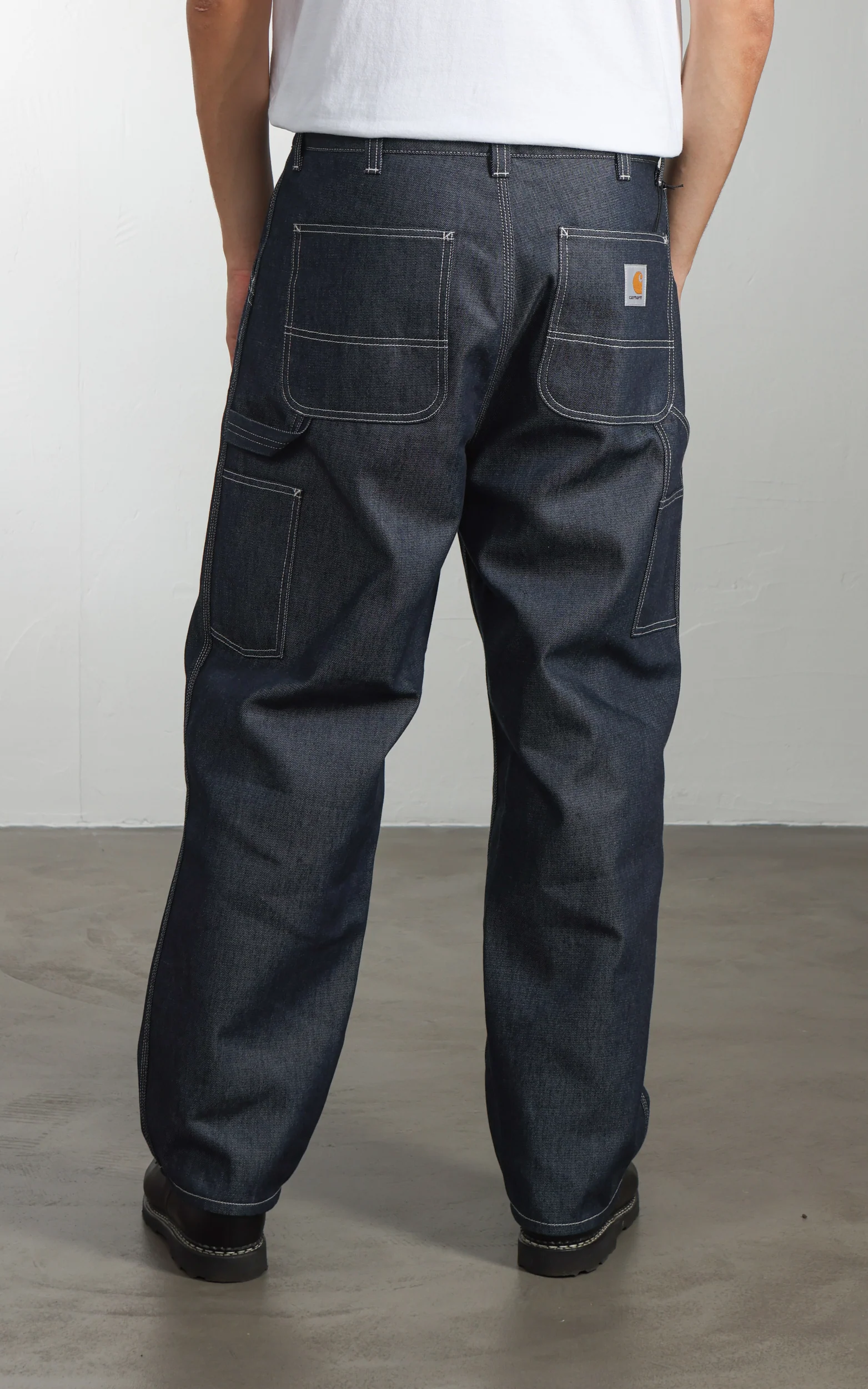 Carhartt WIP OG Single Knee Pant Melbourne Denim Blue Rigid - Image 5