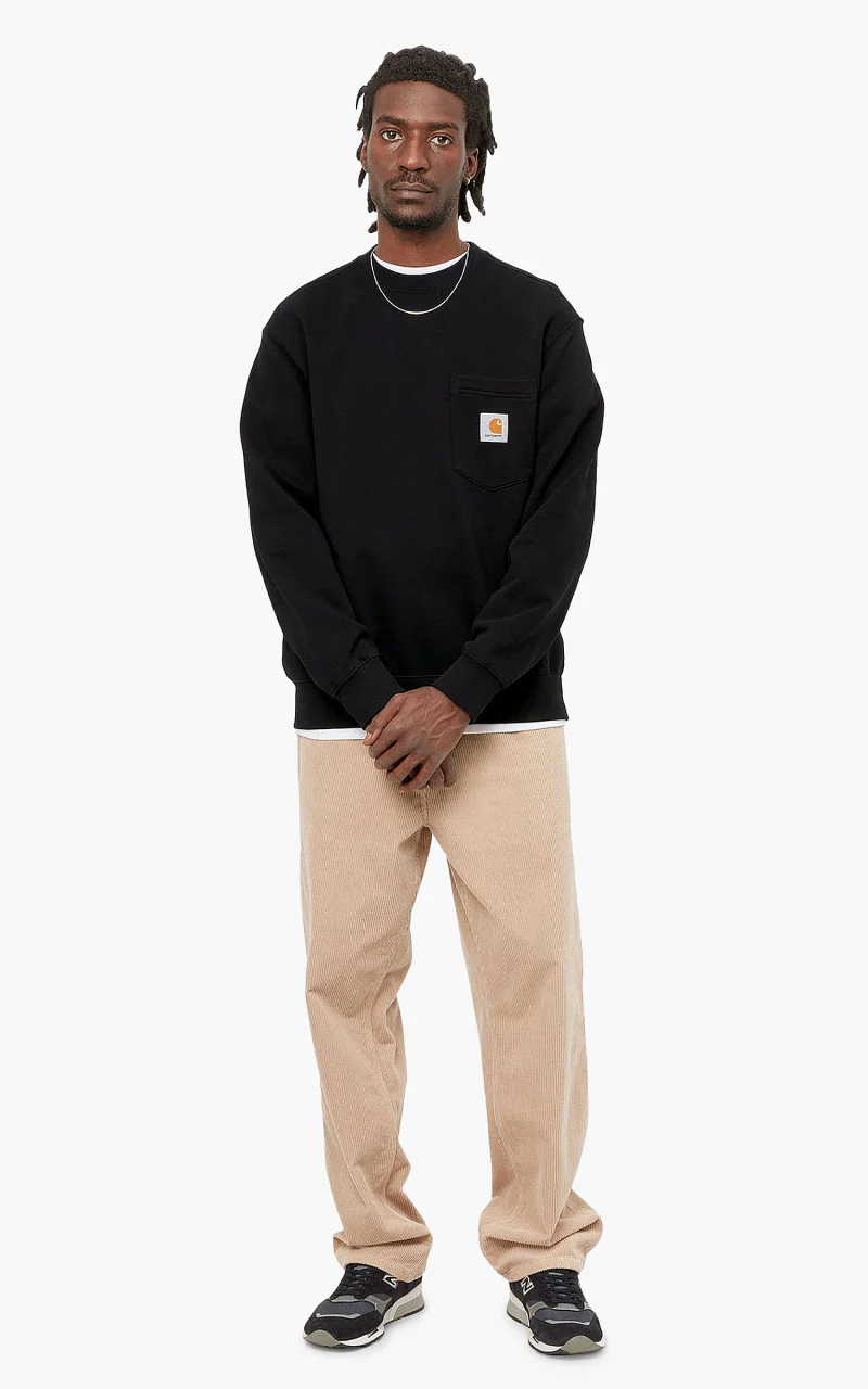 Carhartt WIP Pocket Sweat Black - Image 2