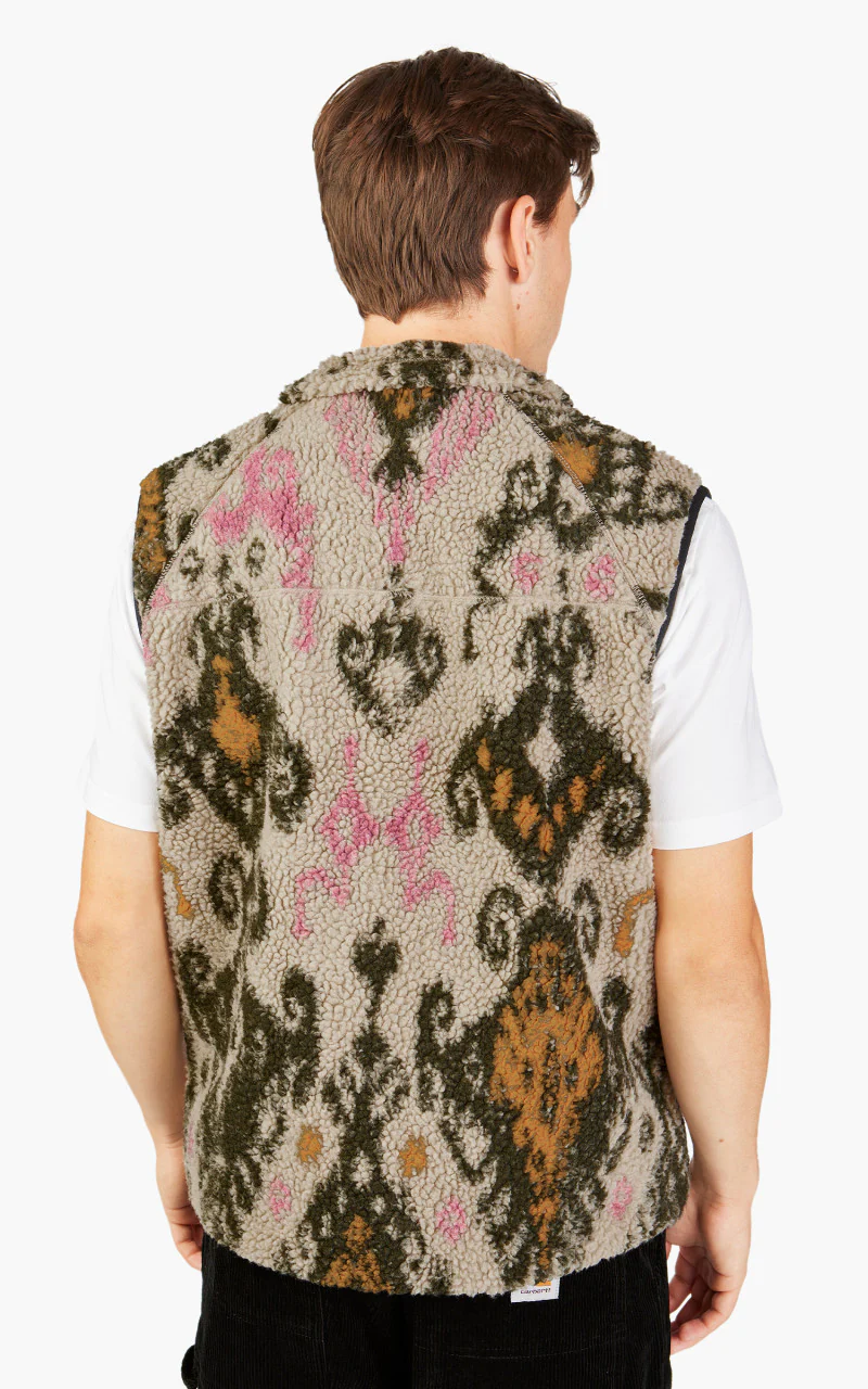 Carhartt WIP Prentis Vest Liner Baru Jacquard Wall/Cypress - Image 5