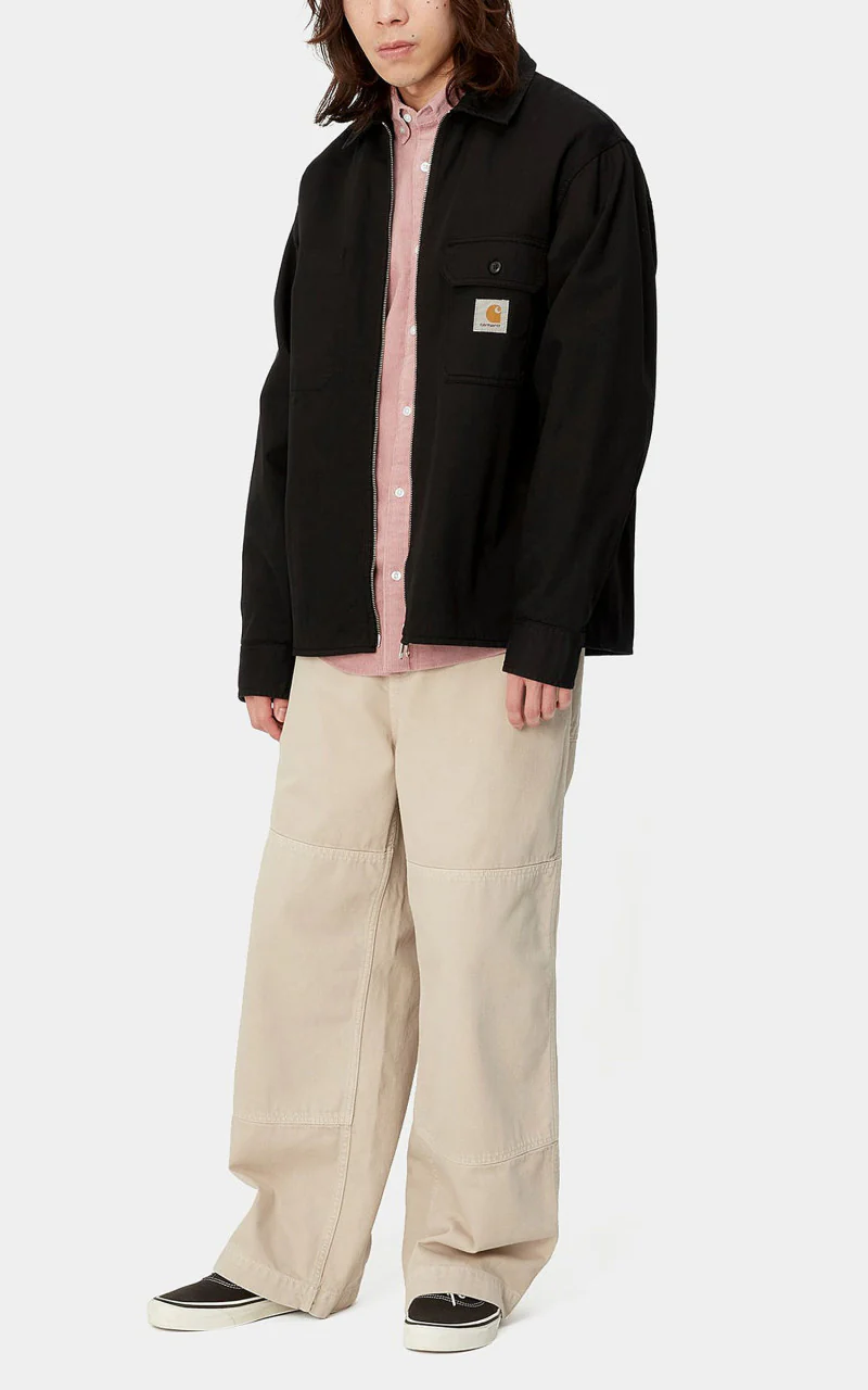 Carhartt WIP Rainer Shirt Jac Redmont Herringbone Black - Image 4