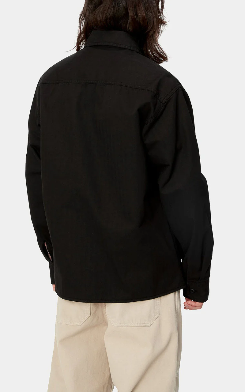 Carhartt WIP Rainer Shirt Jac Redmont Herringbone Black - Image 5