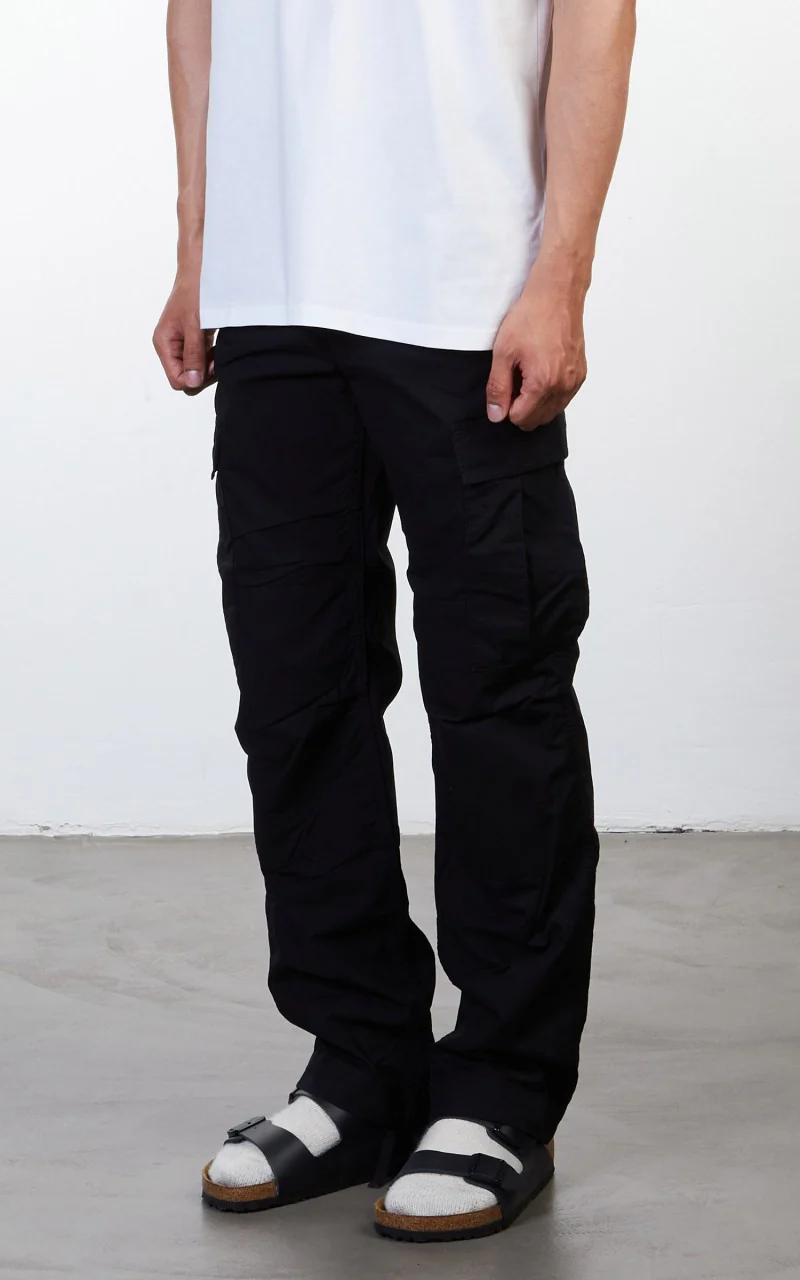 Carhartt WIP Regular Cargo Pant Black Rinsed - Image 5