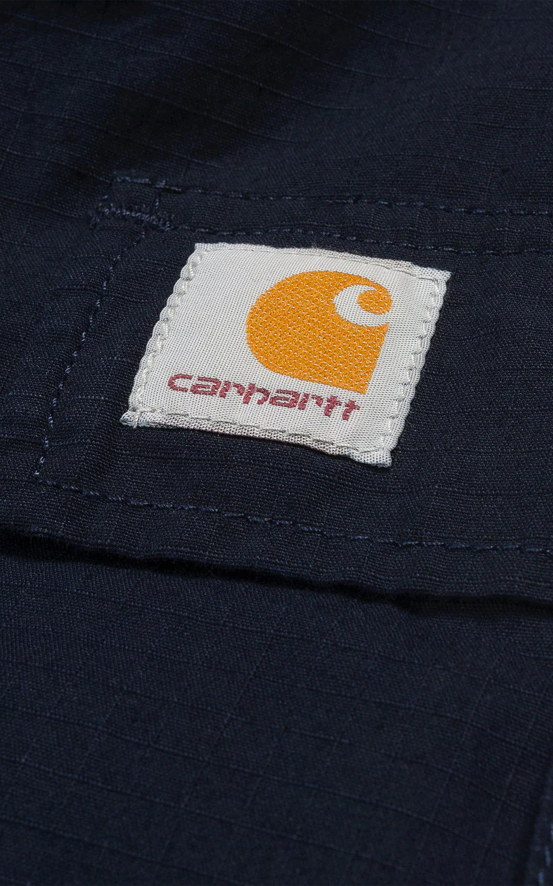 Carhartt WIP Regular Cargo Pant Dark Navy Rinsed - Image 6