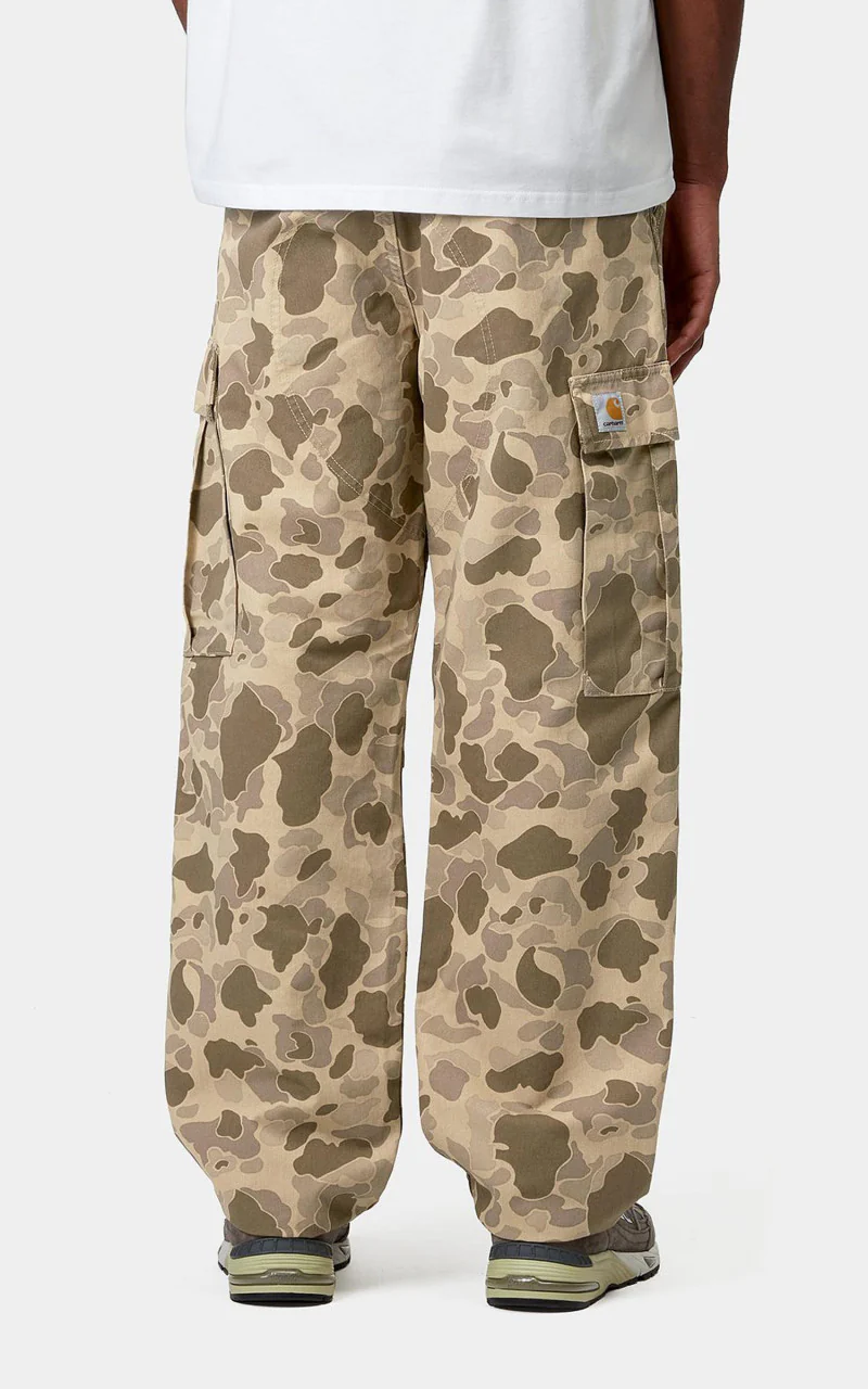 Carhartt WIP Regular Cargo Pant Moraga Twill Rinsed Desert Camo Duck - Image 6