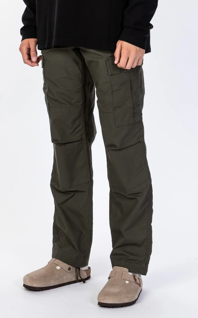 Carhartt WIP Regular Cargo Pant Rinsed Cypress - Image 5