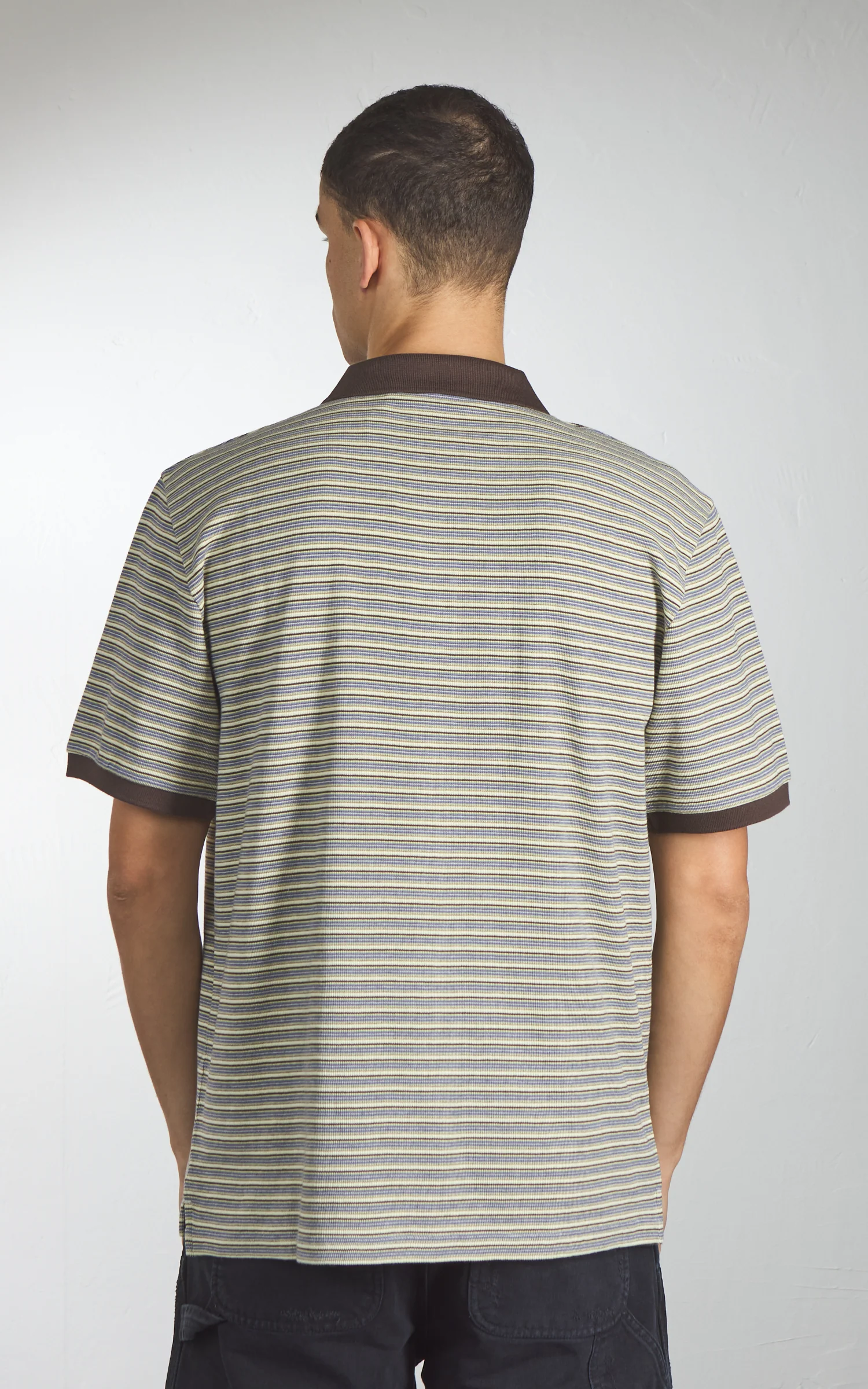Carhartt WIP S/S Dion Polo Dion Stripe/Wax - Image 5