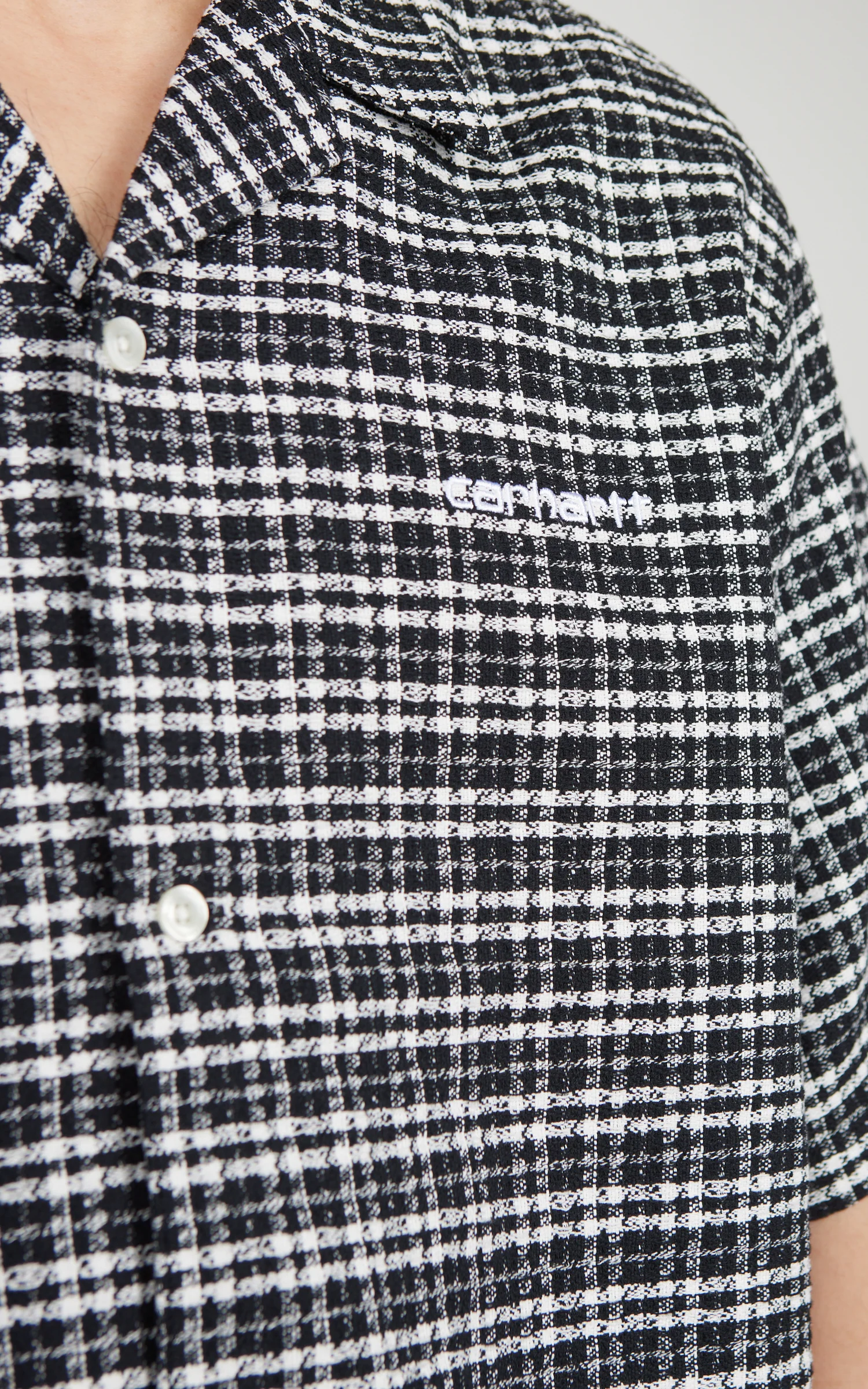 Carhartt WIP S/S Kander Shirt Kander Check/Black - Image 4