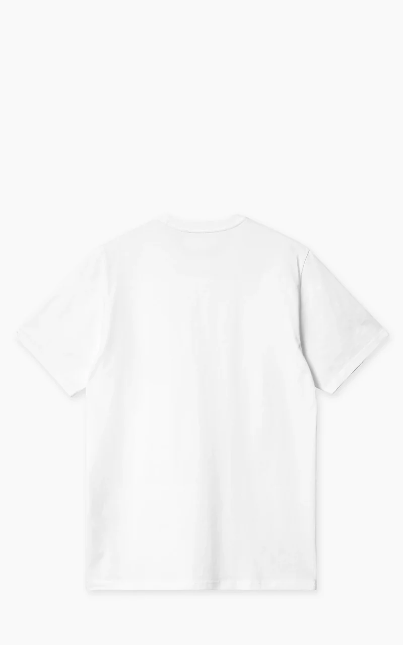 Carhartt WIP S/S Pocket Heart T-Shirt White/Black - Image 2
