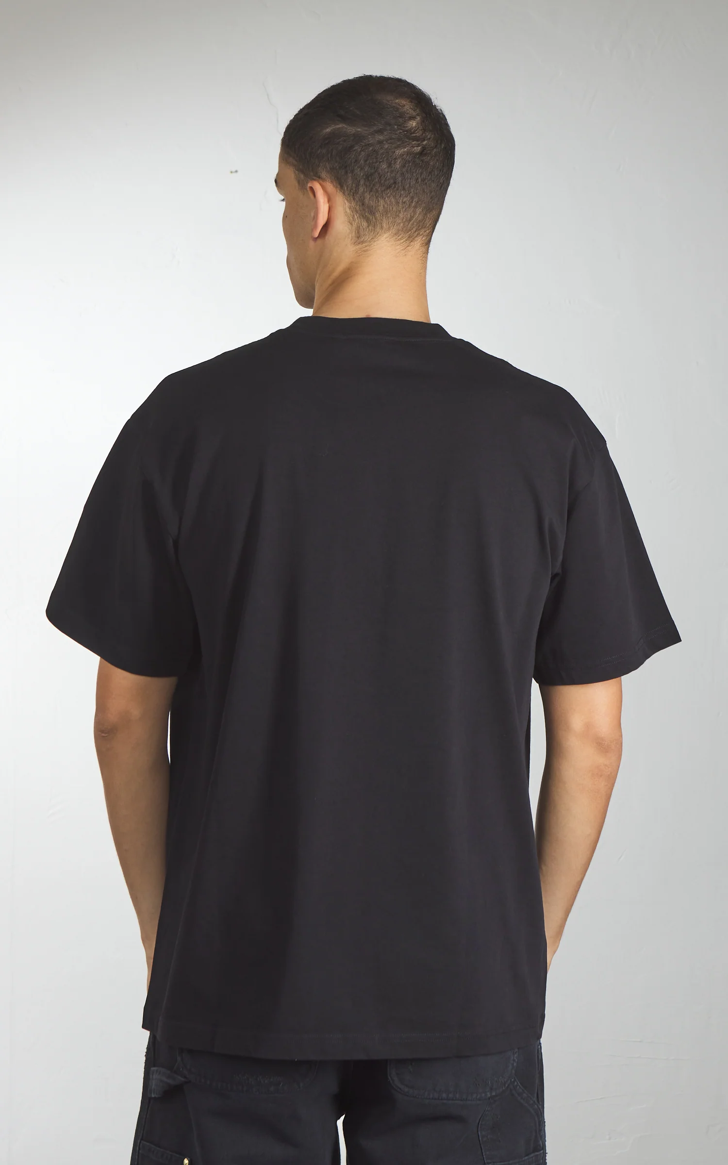 Carhartt WIP S/S WIP III T-Shirt Heavy Stone Wash Black - Image 5
