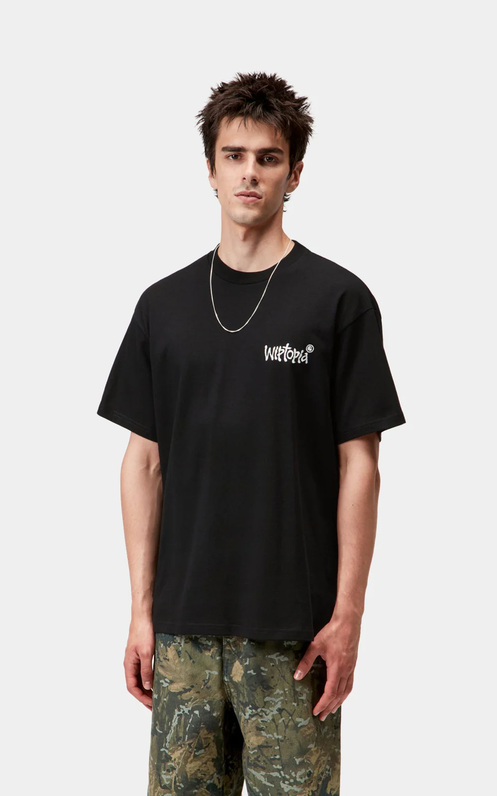 Carhartt WIP S/S Wiptopia Script T-Shirt Black/Wax - Image 2