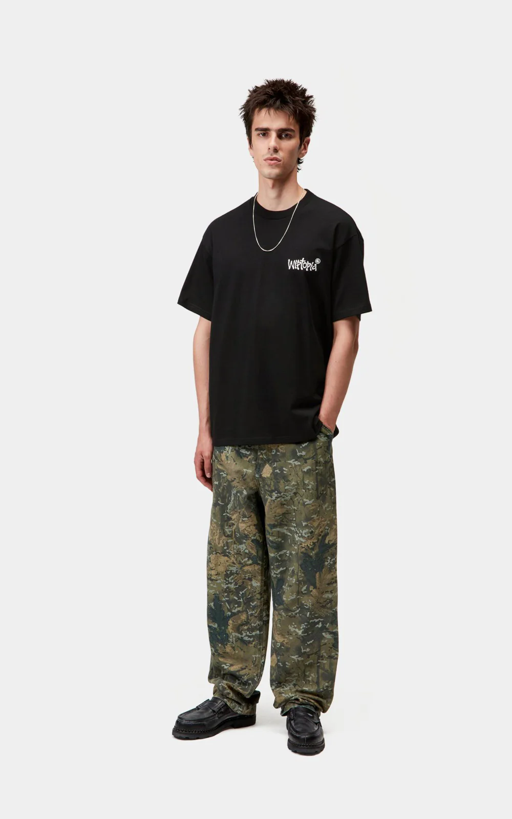 Carhartt WIP S/S Wiptopia Script T-Shirt Black/Wax - Image 4