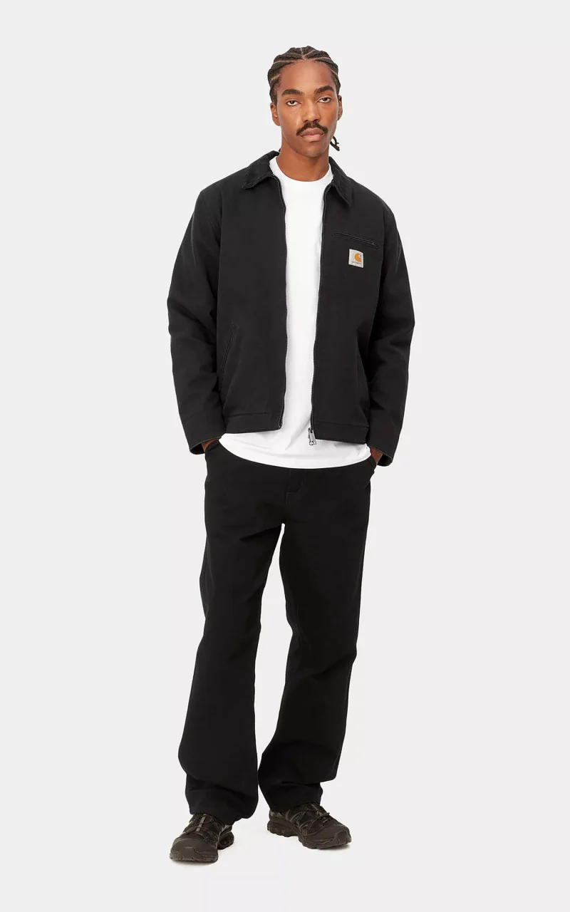 Carhartt WIP Simple Pant Dearborn Canvas Black Rinsed - Image 4