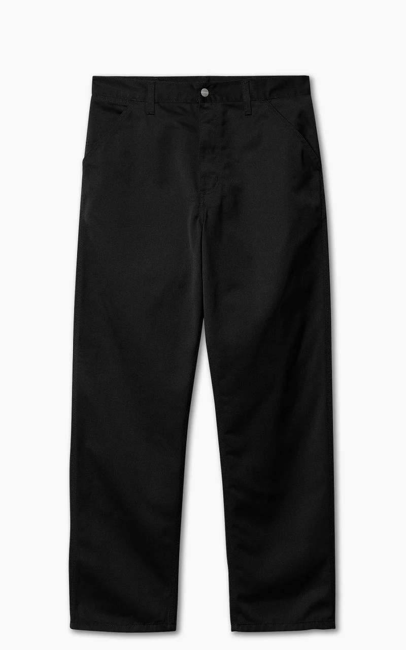 Carhartt WIP Simple Pant Denison Twill Rinsed Black - Image 3