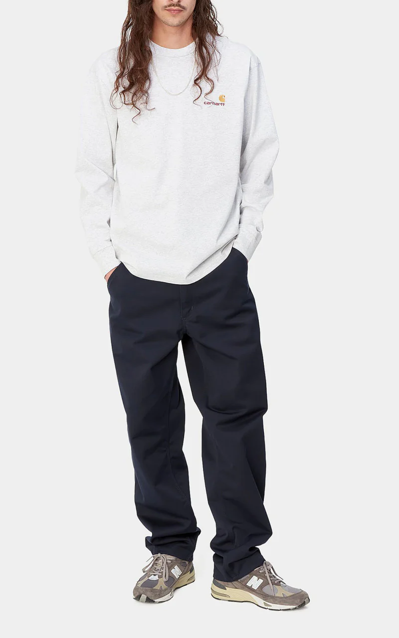 Carhartt WIP Simple Pant Denison Twill Rinsed Dark Navy - Image 2