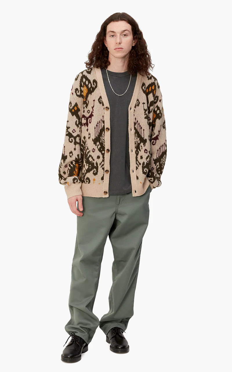 Carhartt WIP Simple Pant Denison Twill Rinsed Smoke Green - Image 2