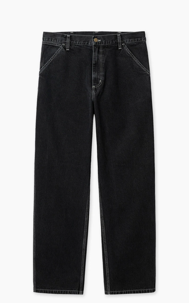 Carhartt WIP Simple Pant Norco Denim Heavy Stone Wash Black - Image 2