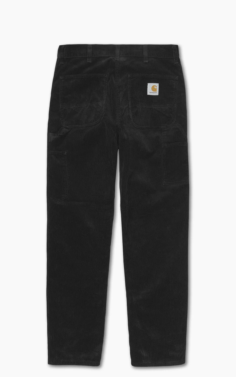 Carhartt WIP Single Knee Pant Conventry Corduroy Rinsed Black - Image 3