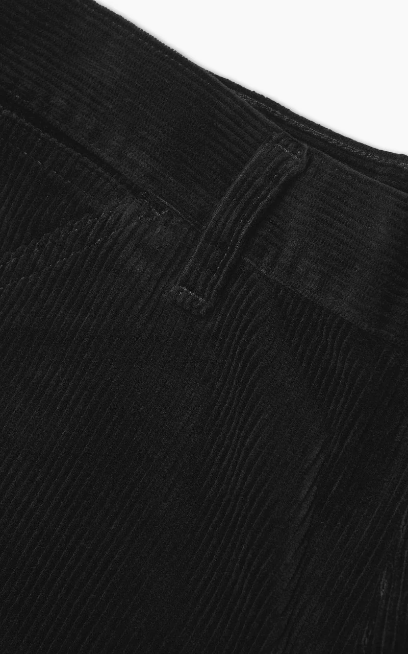 Carhartt WIP Single Knee Pant Conventry Corduroy Rinsed Black - Image 8