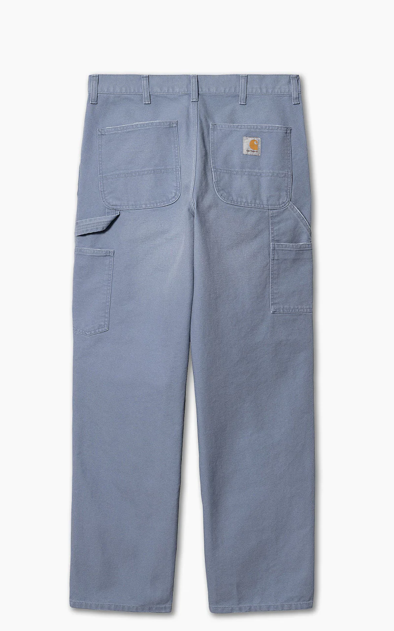Carhartt WIP Single Knee Pant Dearborn Aged Canvas Bay Blue - Image 3