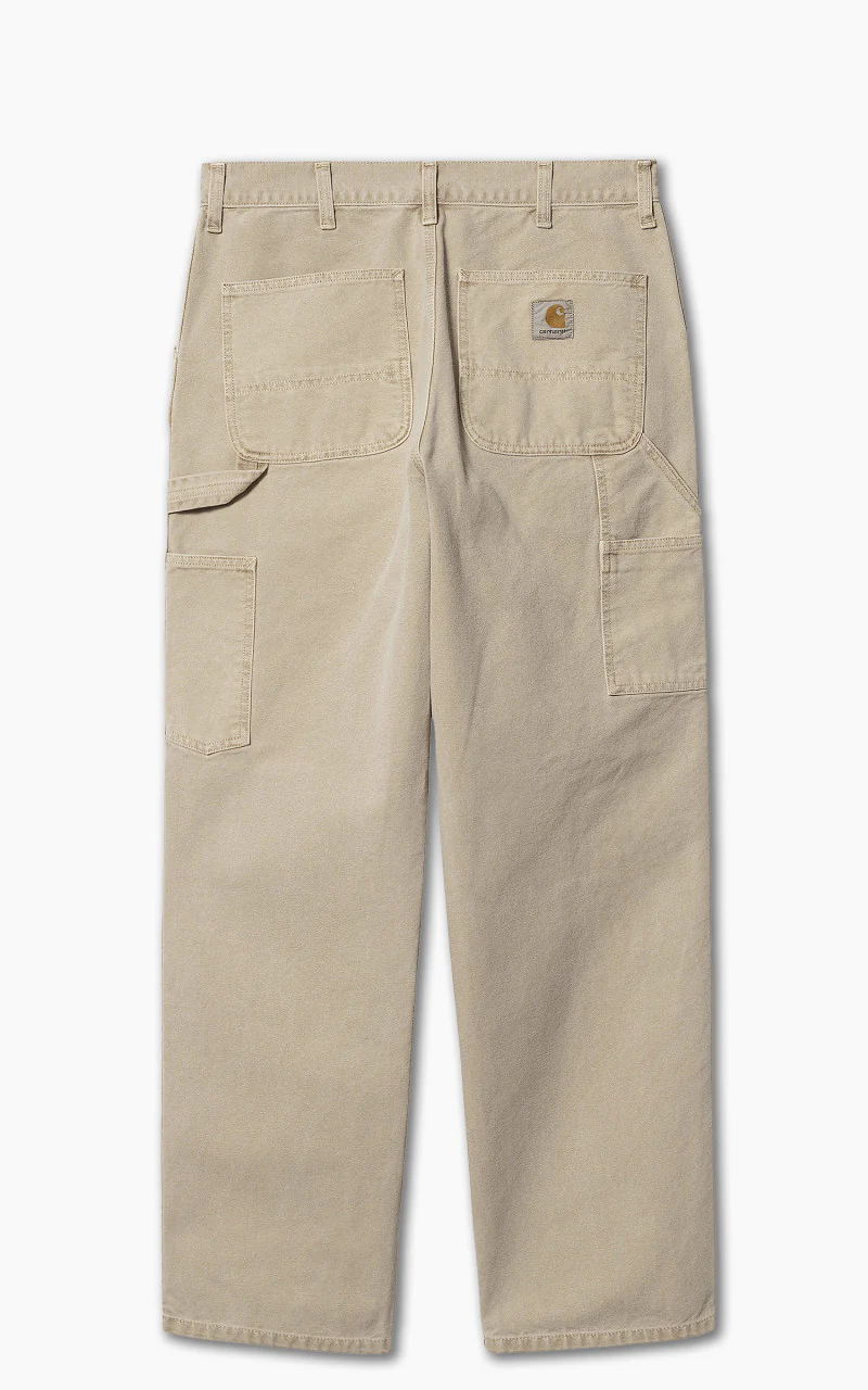 Carhartt WIP Single Knee Pant Dearborn Canvas Faded Dusty Hamilton Brown - Image 3