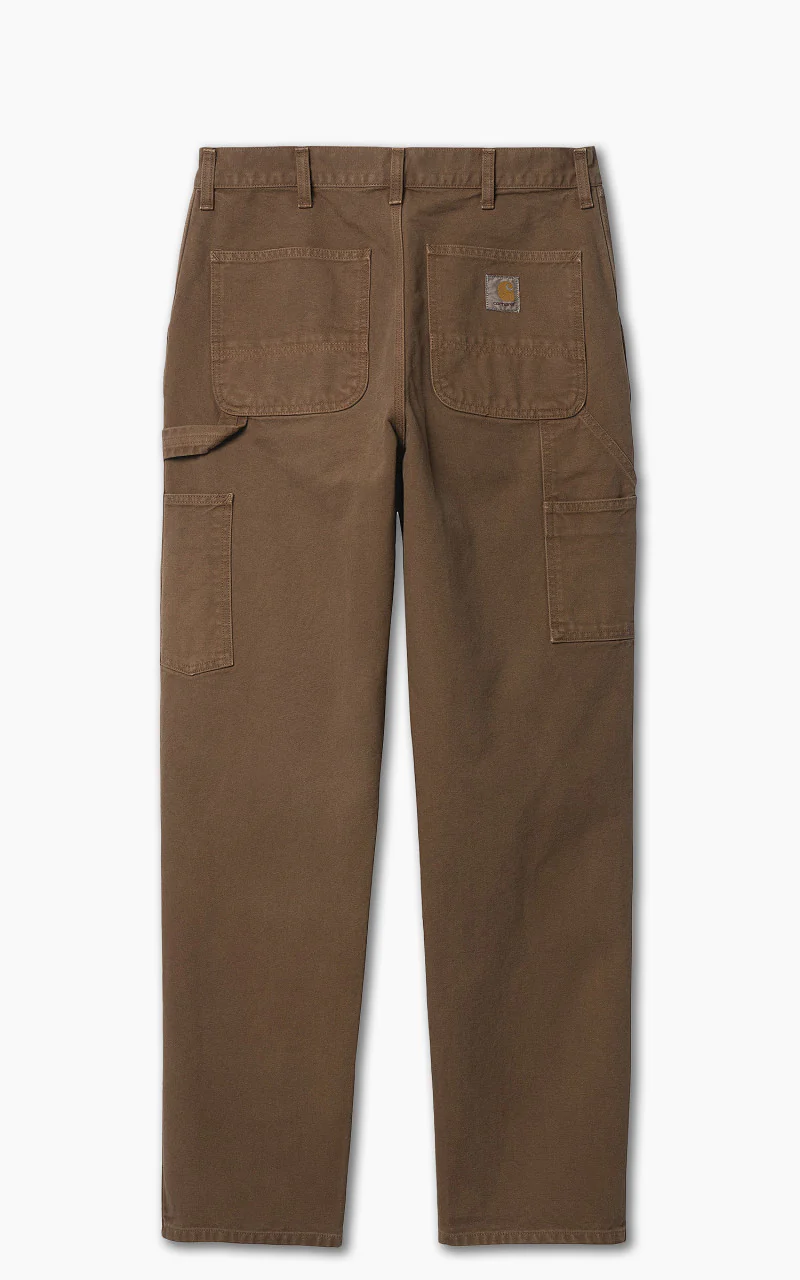 Carhartt WIP Single Knee Pant Dearborn Canvas Faded Tamarind - Image 6