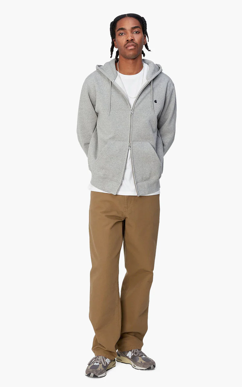 Carhartt WIP Single Knee Pant Dearborn Canvas Rinsed Hamilton Brown - Image 2