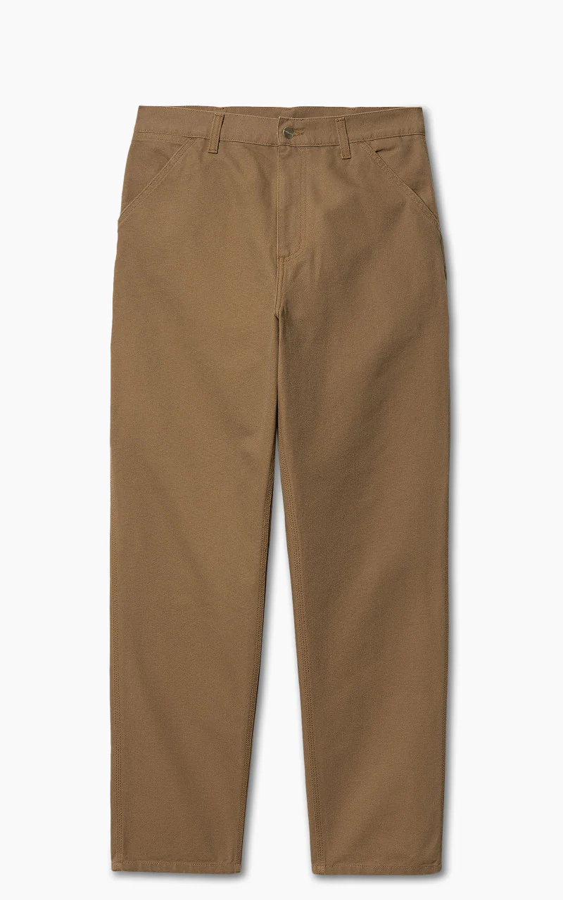Carhartt WIP Single Knee Pant Dearborn Canvas Rinsed Hamilton Brown - Image 3