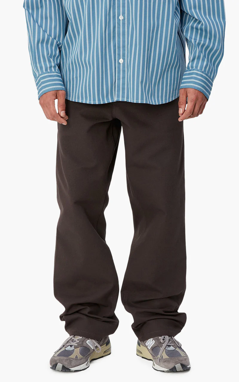 Carhartt WIP Single Knee Pant Dearborn Canvas Tobacco Rigid - Image 4