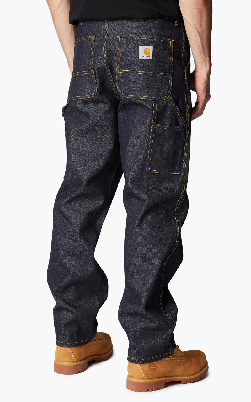 Carhartt WIP Single Knee Pant Smith Blue Rigid - Image 6